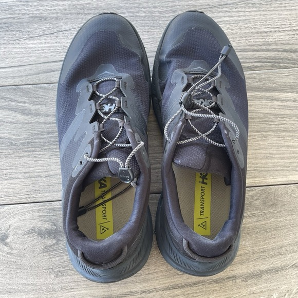 Hoka One Transport Wide Running Shoes Men 9.5 EE Black Trail Sneakers Gorpcore‎ main image 6